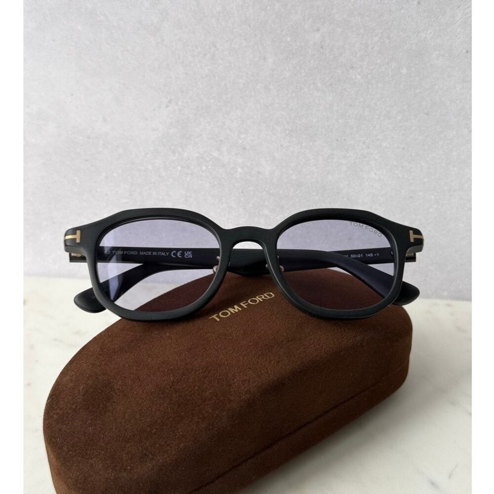 NEW Tom Ford FT1149-D Round Sunglasses in Matte Black $520